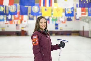 Jenna Burchesky, a UW-EC freshman and a U.S. junior national level curler, was one of the 54 "Humans of the Chippewa Valley."